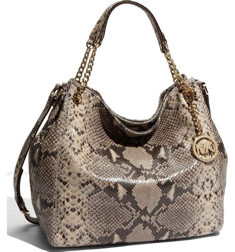 michael michael kors half dome snake embossed leather crossbody bag|Michael kors snake handbags + FREE SHIPPING .